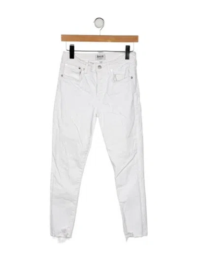 Pre-owned Agolde Mid-rise Skinny Leg Jeans In Multi