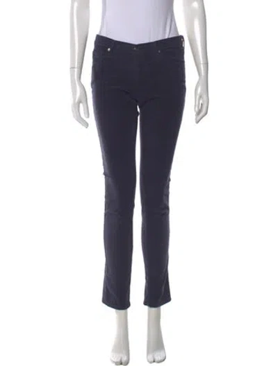 Pre-owned Agolde Mid-rise Straight Leg Jeans In Blue
