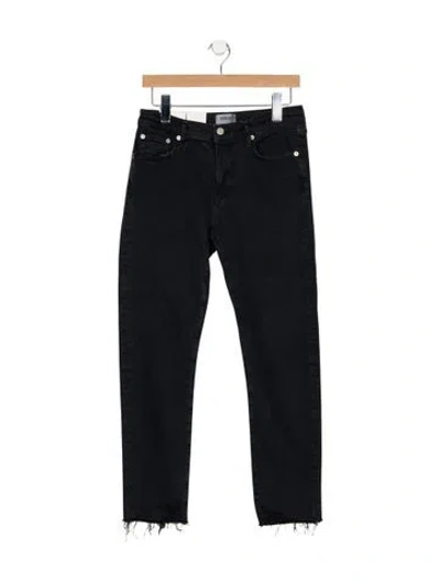 Pre-owned Agolde Mid-rise Straight Leg Jeans In Blue