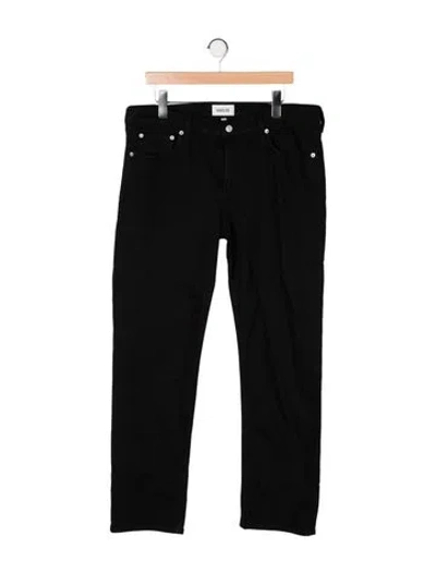 Pre-owned Agolde Mid-rise Wide Leg Jeans In Black