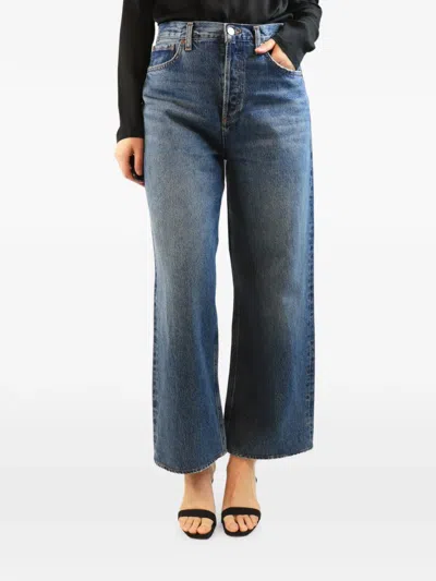 Pre-owned Agolde Mid-wash Jeans In Blue