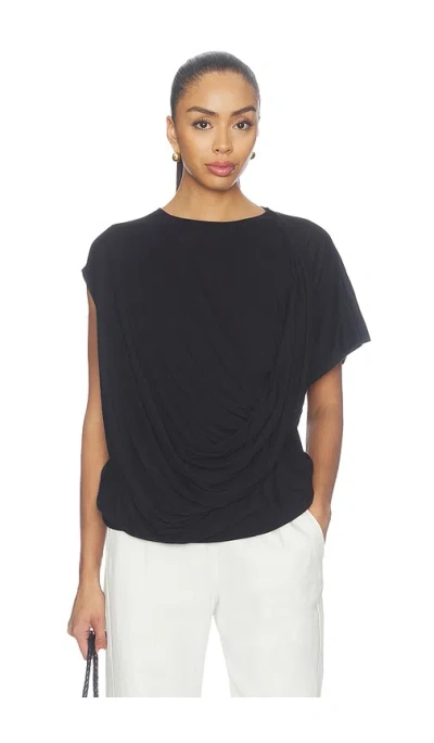 Agolde Milena Twist Tee In Green