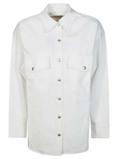 Agolde Milkshake Lotta Flap Pockets Shirt In Multi