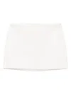 Agolde Mini Agda Skirt In Neutrals
