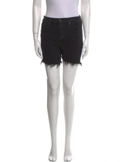 Pre-owned Agolde Mini Shorts In Black