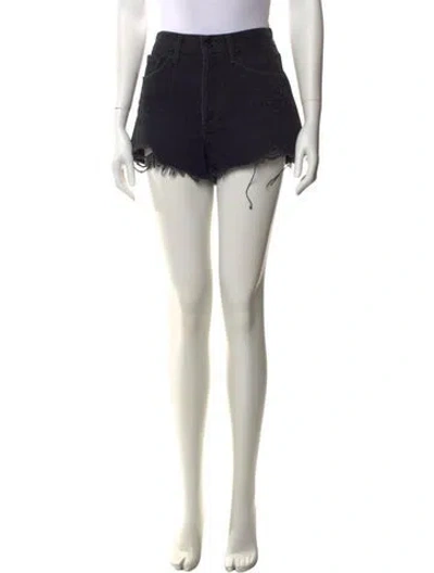 Pre-owned Agolde Mini Shorts In Black