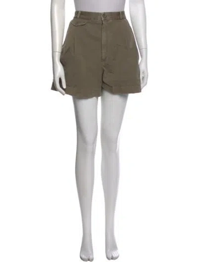 Pre-owned Agolde Mini Shorts In Black