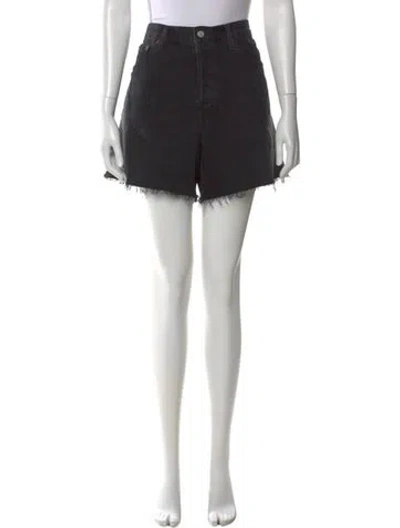 Pre-owned Agolde Mini Shorts In Black