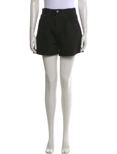 Pre-owned Agolde Mini Shorts In Black