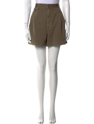 Pre-owned Agolde Mini Shorts In Black