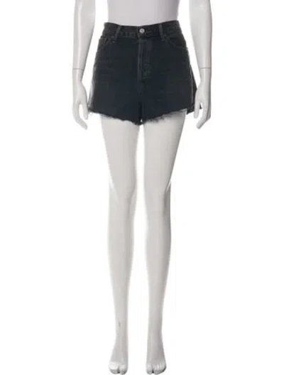 Pre-owned Agolde Mini Shorts In Black