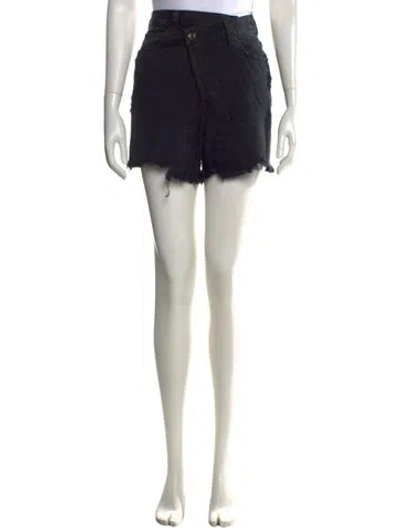 Pre-owned Agolde Mini Shorts In Black