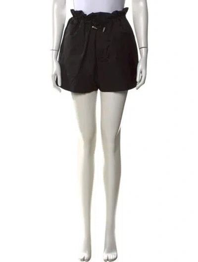 Pre-owned Agolde Mini Shorts In Black