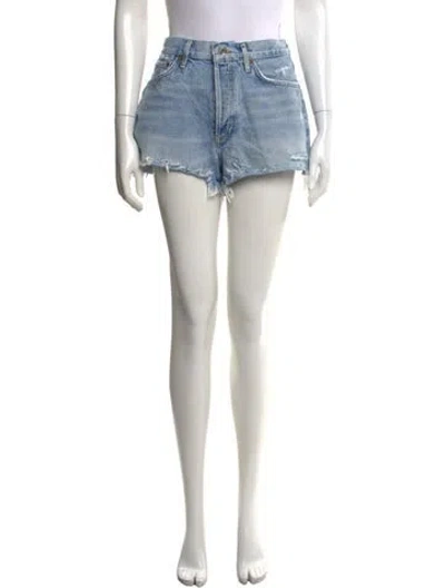Pre-owned Agolde Mini Shorts In Black