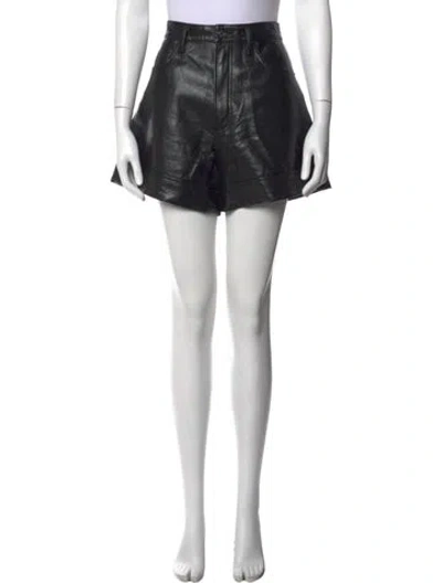 Pre-owned Agolde Mini Shorts In Black