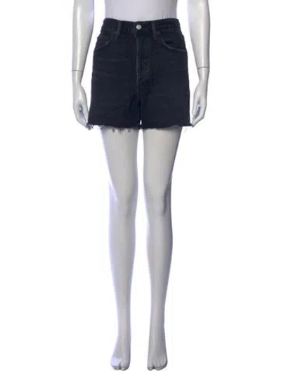 Pre-owned Agolde Mini Shorts In Black