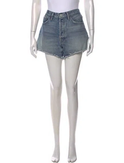 Pre-owned Agolde Mini Shorts In Black