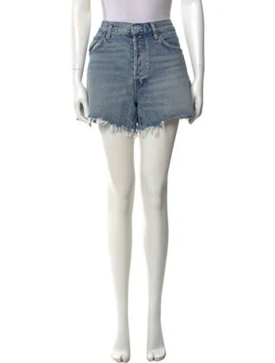 Pre-owned Agolde Mini Shorts In Blue