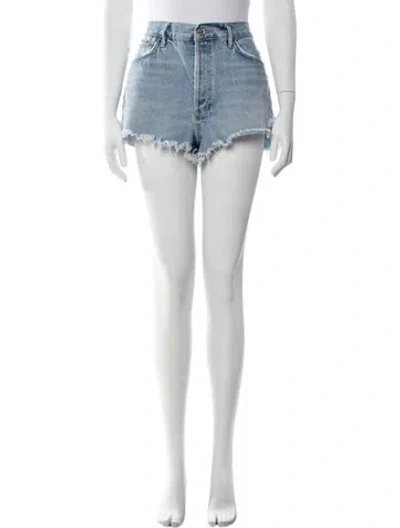 Pre-owned Agolde Mini Shorts In Blue