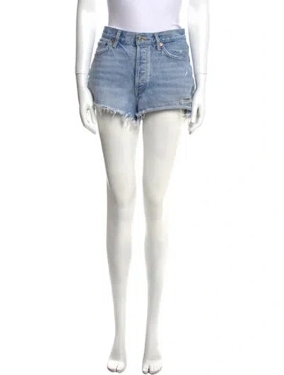 Pre-owned Agolde Mini Shorts In Blue