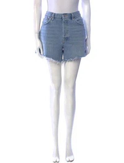 Pre-owned Agolde Mini Shorts In Blue