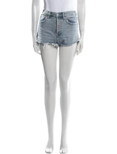 Pre-owned Agolde Mini Shorts In Blue