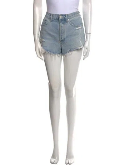 Pre-owned Agolde Mini Shorts In Blue