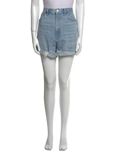 Pre-owned Agolde Mini Shorts In Blue