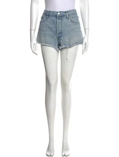 Pre-owned Agolde Mini Shorts In Blue