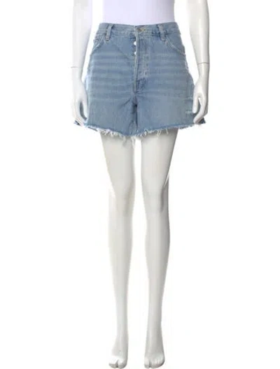 Pre-owned Agolde Mini Shorts In Blue