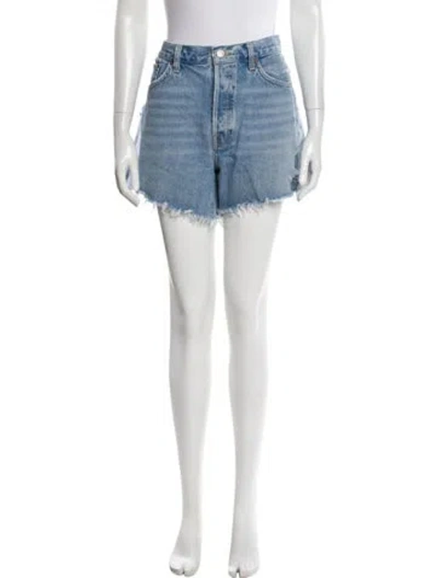 Pre-owned Agolde Mini Shorts In Blue