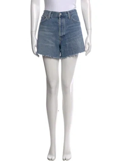 Pre-owned Agolde Mini Shorts In Blue