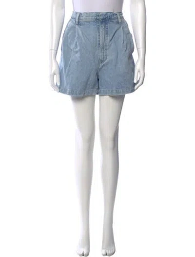Pre-owned Agolde Mini Shorts In Blue