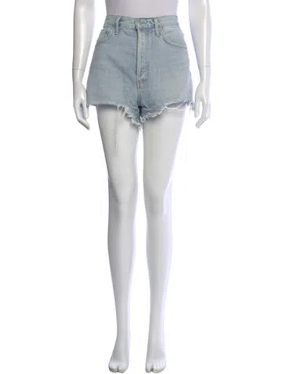 Pre-owned Agolde Mini Shorts In Blue