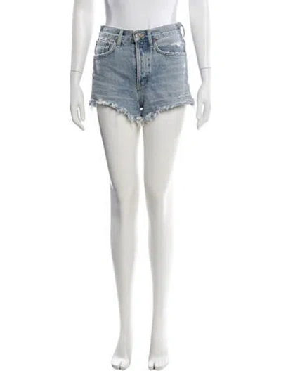 Pre-owned Agolde Mini Shorts In Blue