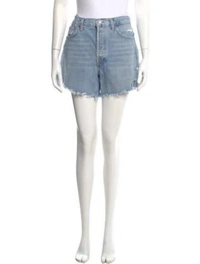 Pre-owned Agolde Mini Shorts In Blue