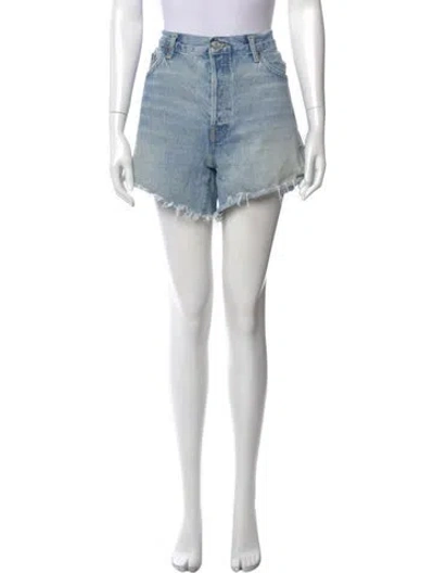 Pre-owned Agolde Mini Shorts In Blue