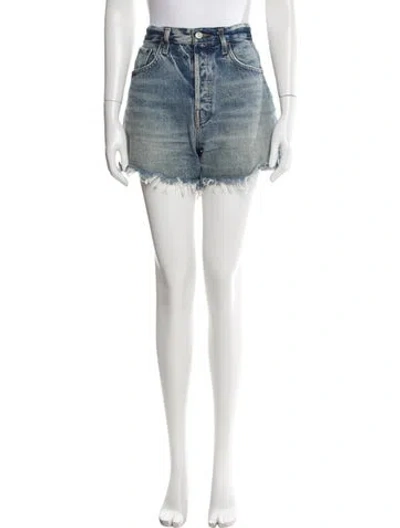 Pre-owned Agolde Mini Shorts In Blue
