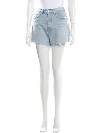 Pre-owned Agolde Mini Shorts In Blue