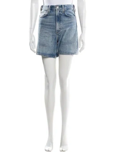 Pre-owned Agolde Mini Shorts In Blue