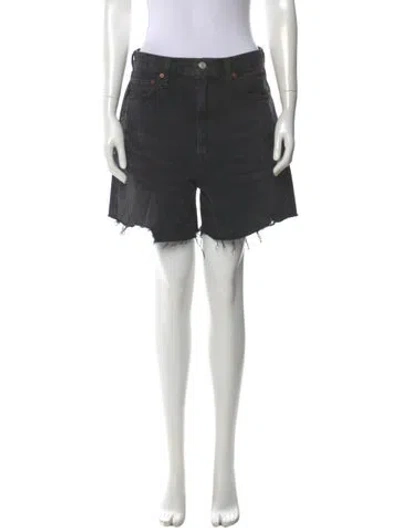 Pre-owned Agolde Mini Shorts In Blue