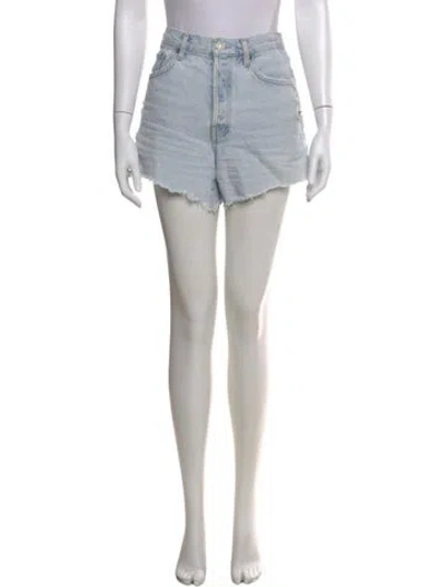 Pre-owned Agolde Mini Shorts In Blue