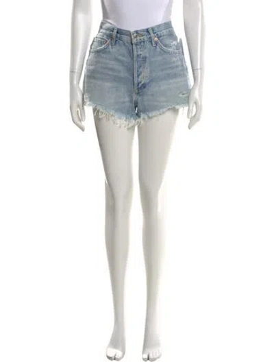Pre-owned Agolde Mini Shorts In Blue