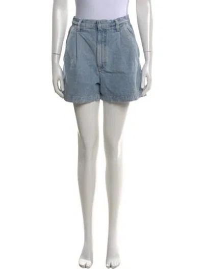 Pre-owned Agolde Mini Shorts In Blue