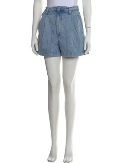 Pre-owned Agolde Mini Shorts In Blue