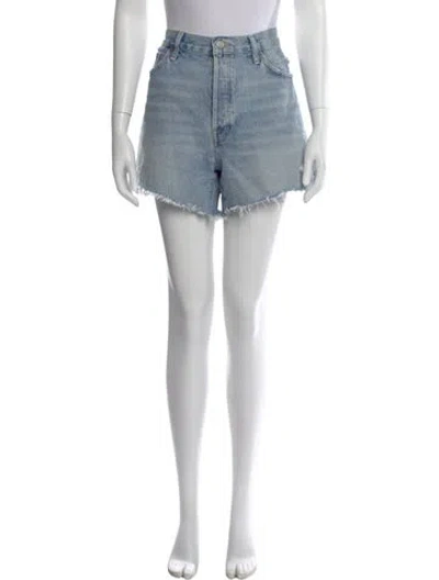 Pre-owned Agolde Mini Shorts In Blue