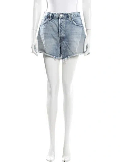 Pre-owned Agolde Mini Shorts In Blue