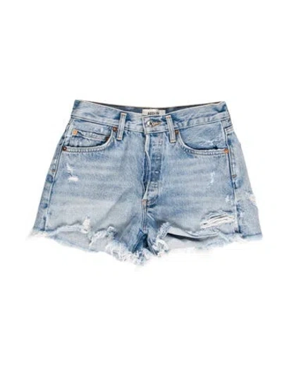 Pre-owned Agolde Mini Shorts In Blue