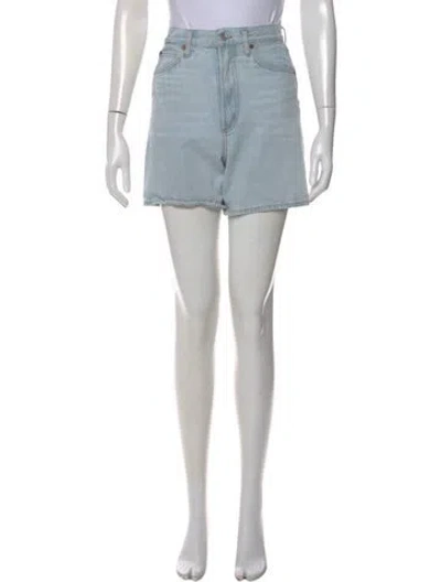 Pre-owned Agolde Mini Shorts In Blue