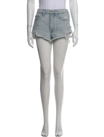 Pre-owned Agolde Mini Shorts In Blue